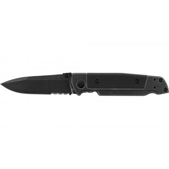 Walther Q5 Steel Frame Blackwash Serrated - Knives & Machetes supplied by DAI Leisure