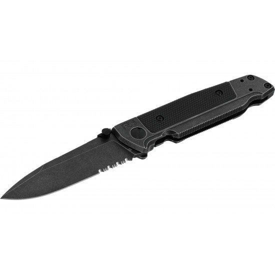 Walther Q5 Steel Frame Blackwash Serrated - Knives & Machetes supplied by DAI Leisure