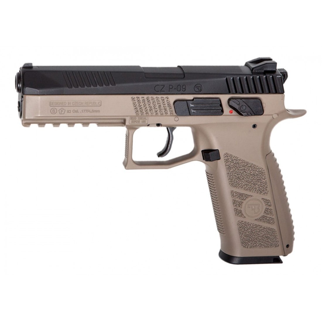 CZ75 P-09 FDE 4.5mm CO2 delivered by DAI Leisure