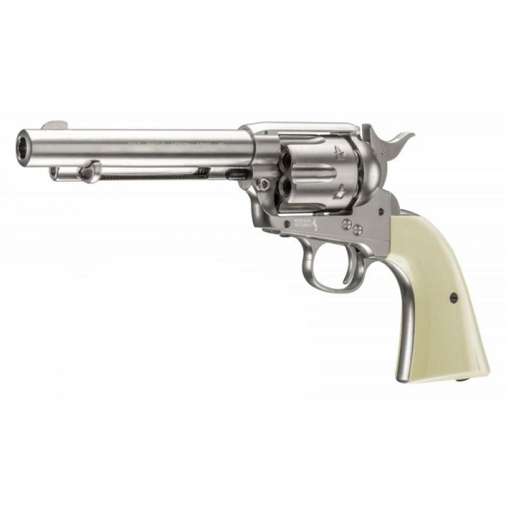 Colt SAA 45 Peacemaker Nickel 5.5 inch BB delivered by DAI ...